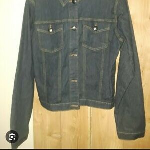Arizona Jean AQ Women’s stretch dark Denim Jean Jacket